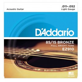 D'Addario EZ910 85/15 Bronze 011-052 Σετ 6 χορδές ακουστικής κιθάρας PRODUCTS FROM XML Μουσικα Οργανα - Κιθαρες - Kagmakis Guitars