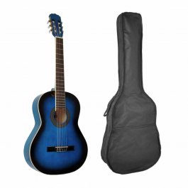 Aria FST-200 3/4 Blue Sunburst with Gig Bag NYLON STRING GUITARS Μουσικα Οργανα - Κιθαρες - Kagmakis Guitars