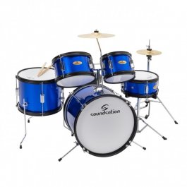 SOUNDSATION JDK100 Metallic Blue Junior Σετ Drums με Βάσεις και Πιατίνια ΑΛΛΑ ΟΡΓΑΝΑ Μουσικα Οργανα - Κιθαρες - Kagmakis Guitars
