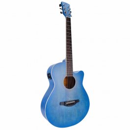 SOUNDSATION Saguaro HandWiped Cutaway Blue ELECTRIC ACOUSTIC GUITARS Μουσικα Οργανα - Κιθαρες - Kagmakis Guitars