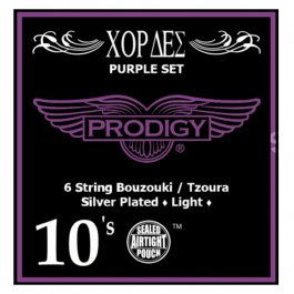 PRODIGY Purple Silver 010-022 Σετ 6 χορδές μπουζουκιού / τζουρά MISCALLANEOUS SETS Μουσικα Οργανα - Κιθαρες - Kagmakis Guitars