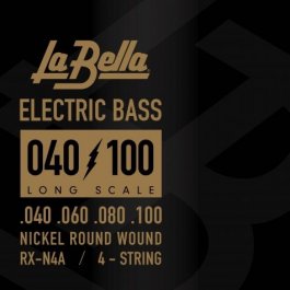 La Bella Bass RX-N4A Nickel Plated 040-100 Long Scale Σετ 4 χορδές ηλεκτρικού μπάσου ΣΕΤ ΗΛΕΚΤΡΙΚΟΥ ΜΠΑΣΟΥ Μουσικα Οργανα - Κιθαρες - Kagmakis Guitars
