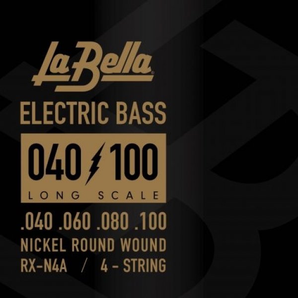 La Bella Bass RX-N4A Nickel Plated 040-100 Long Scale Σετ 4 χορδές ηλεκτρικού μπάσου ELECTRIC BASS SET Μουσικα Οργανα - Κιθαρες - Kagmakis Guitars