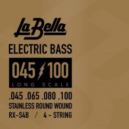 La Bella Bass RX Stainless Steel 045-100 Σετ 4 χορδές ηλεκτρικού μπάσου ΣΕΤ ΗΛΕΚΤΡΙΚΟΥ ΜΠΑΣΟΥ Μουσικα Οργανα - Κιθαρες - Kagmakis Guitars