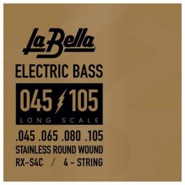 La Bella Bass RX Stainless Steel 045 -105 Σετ 4 χορδές ηλεκτρικού μπάσου ΣΕΤ ΗΛΕΚΤΡΙΚΟΥ ΜΠΑΣΟΥ Μουσικα Οργανα - Κιθαρες - Kagmakis Guitars