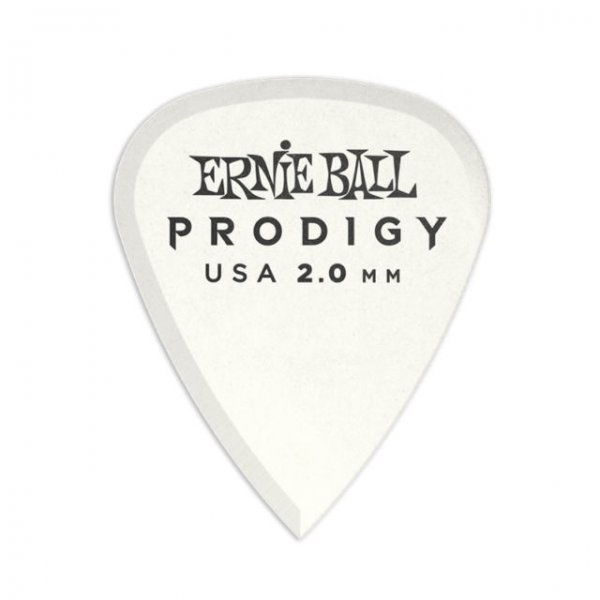 Ernie Ball 9202 Standard Prodigy 2.0mm White Πέννα (1 Τεμάχιο) MISCELLANEOUS Μουσικα Οργανα - Κιθαρες - Kagmakis Guitars