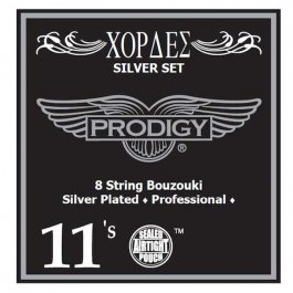 PRODIGY Silver Professional 011-028 Σετ 8 χορδές μπουζουκιού MISCALLANEOUS SETS Μουσικα Οργανα - Κιθαρες - Kagmakis Guitars