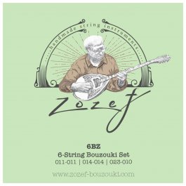Zozef 6BZ 011-023 Σετ 6 χορδές μπουζουκιού ΔΙΑΦΟΡΑ ΣΕΤ Μουσικα Οργανα - Κιθαρες - Kagmakis Guitars